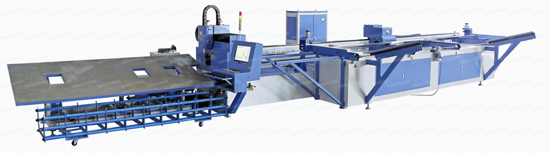 6000/8000 Fiber 500w Automatic 6m/8m metal pipe laser cutting machine high quality