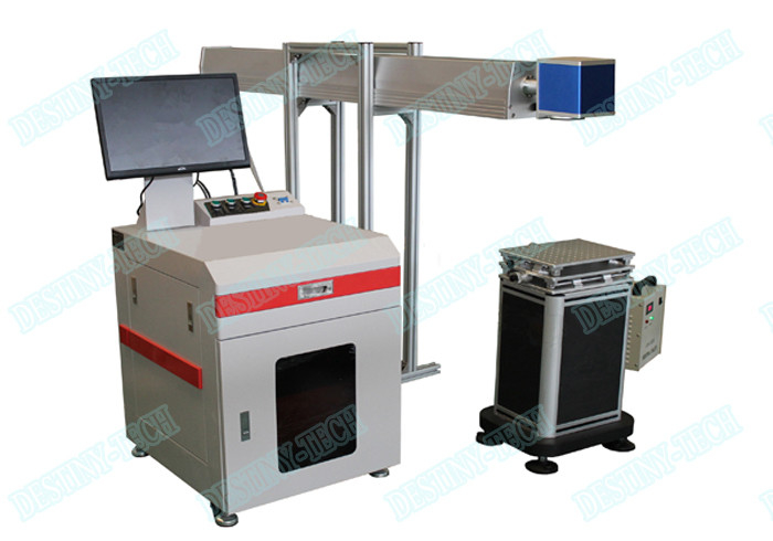 CO2 glass tube Laser marking machine for nonmetal materials 80w/100w
